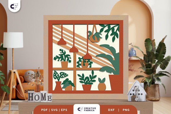 Bring Nature Indoors: Creating a House Full of Plant 3D Light Box for Calm and Creativity