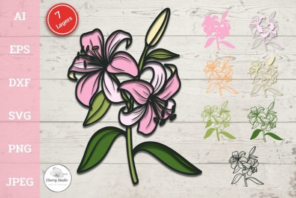 Crafting 3D Layered Lily Flowers for Romance