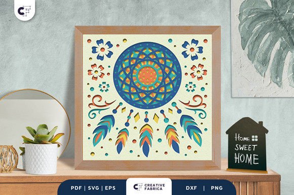Crafting Depth and Light: A Guide to the Dreamcatcher 3D Light Box Paper Cut SVG