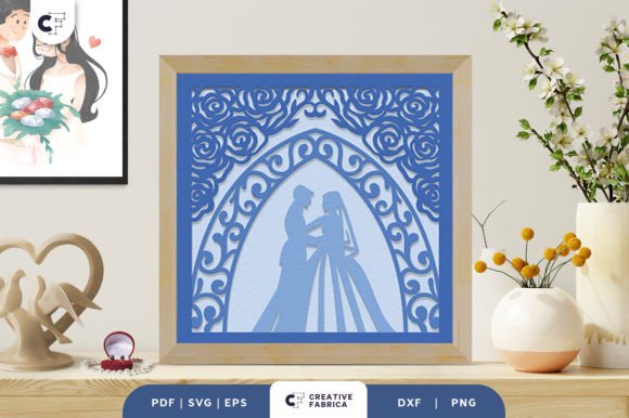 Creating a Stunning Bride and Groom Wedding 3D Light Box for Your Special Day