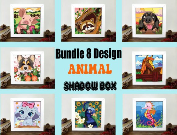 Elevating Dimensional Craft: The Strategic Value of the Bundle Animal Shadow Box 3D SVG