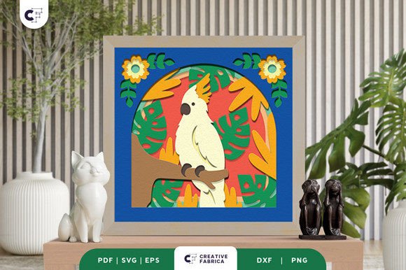 Elevating Spatial Design: The Strategic Value of the Tropical Cockatoo 3D Paper Cut SVG