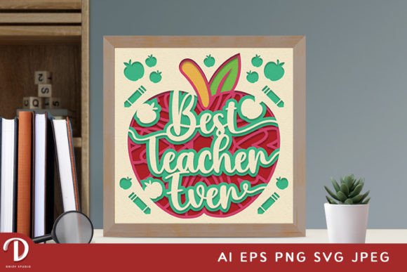 Evaluating the Best Teacher Ever 3D Paper Cut for National Day Gifting