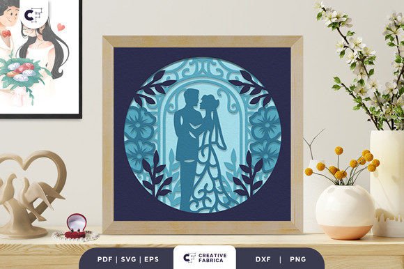 Evaluating the Bride and Groom Altar 3D Shadow Box SVG for Wedding Decor