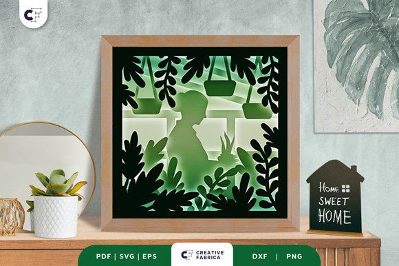 Greenhouse 3D Paper Cutting File SVG Guide